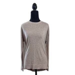 Women's Small Beige H&M Super Soft Crew Neck Sweater